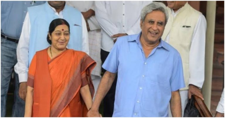 Sushma Swaraj’s Husband Is Sharing Her Memories On Twitter, And It’s The Sweetest Thing You’ll Read Today