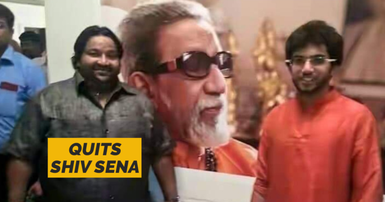 Shiv Sena Leader Quits Party With Heartfelt Post, Says His Conscience Doesn’t Allow Him To Work With Congress