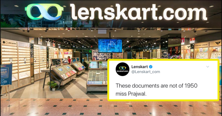 Lenskart’s Official Twitter Handle Spreads NRC Rumour, Netizens Outraged