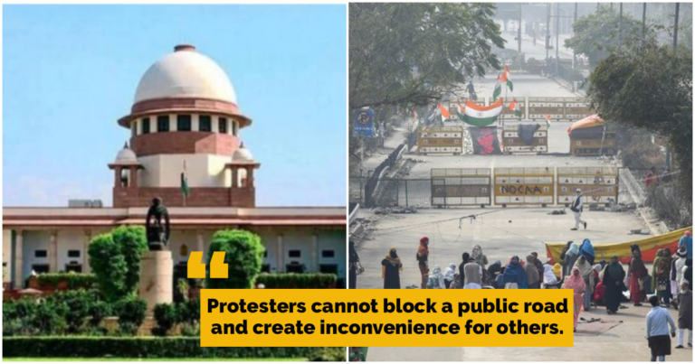 Protesters Can’t Block A Public Road And Create Inconvenience For Others: Supreme Court On Shaheen Bagh