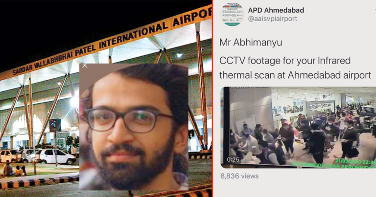 Man Claims He Wasn’t Thermal Scanned At Ahmedabad Airport, Airport Shares CCTV Footage To Prove Him Wrong