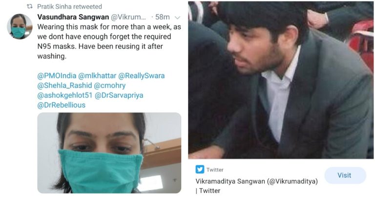 Fake Twitter Account Pretending To Be A Doctor Claims That India Is Running Out Of Masks