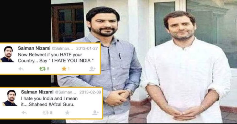 “I Hate India” And Other Tweets Of Salman Nizami, Congress Leader Close To Rahul Gandhi