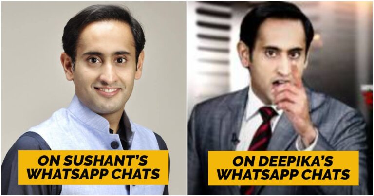 Rahul Kanwal Proudly Displays SSR’s WhatsApp Chats, But Says Leaking Deepika’s WhatsApp Chats Is Invasion Of Privacy