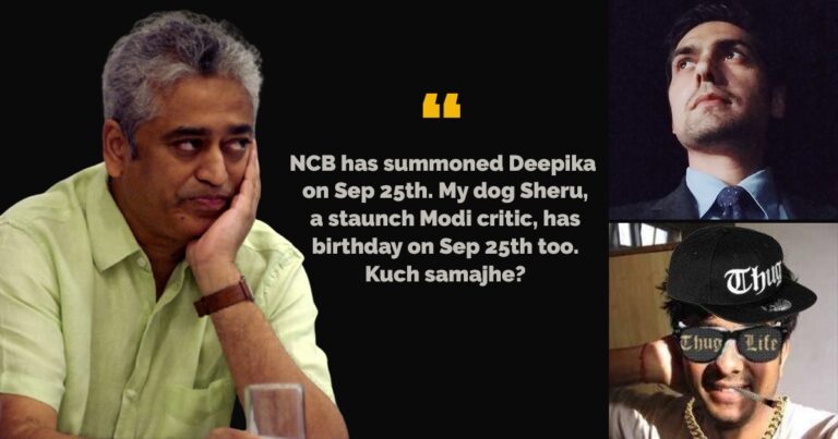 Rajdeep Sardesai Mocked For Bizarre Conspiracy Theory That Deepika’s NCB Summons On 25th September Was Designed To Distract From Farmer Protest On Same Day