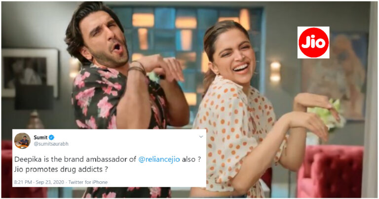 Twitter Users Urge Reliance Jio To Drop Deepika Padukone From Campaign After She Gets Summoned By The Narcotics Bureau