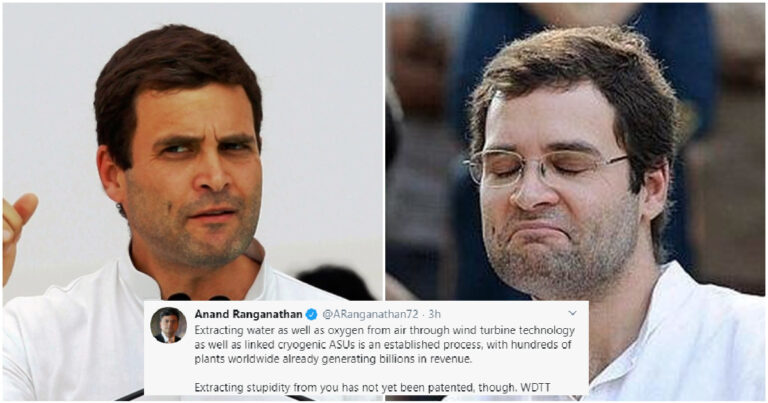 Rahul Gandhi Tries To Mock PM Modi For Talking About Extracting Oxygen & Water From Air, Gets Trolled After Scientists Point Out It Is An Established Process