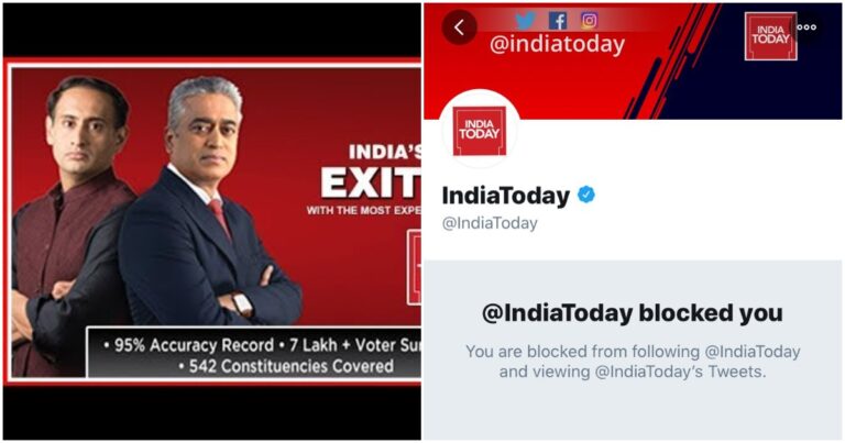 India Today Goes On Blocking Spree Against Twitter Users Who’d Questioned Its Hathras Coverage