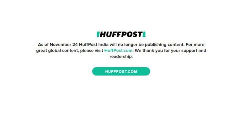 Far-Left Propaganda Site HuffPost Shuts Down India Edition