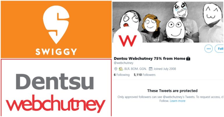 Swiggy’s Social Media Agency Webchutney Disables All Social Media Accounts After Employees’ Controversial Tweets Go Viral