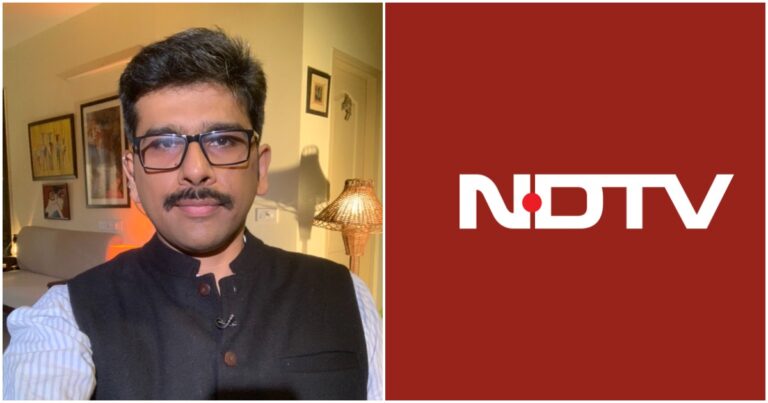 NDTV’s Sanket Upadhyay Wants Man To Be Jailed For Calling NDTV Reporters A**holes And Urban Naxals, Tags Police Accounts