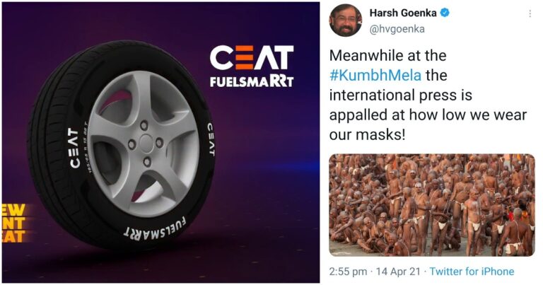 #BoycottCEAT Trends After Chairman Harsh Goenka Shares 8-Year-Old Picture From Kumbh Mela And Makes Fun Of Sadhus